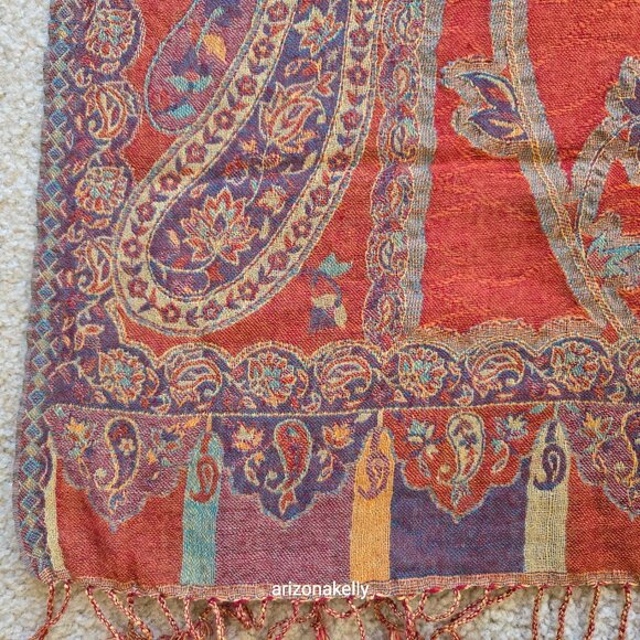 NWT Devernois Woven Wool Scarf French - Picture 8 of 15